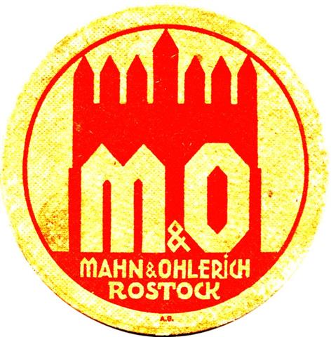 rostock hro-mv m & o rund 1a (215-mahn & ohlerich rostock-rot)